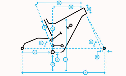 Геометрія рами Marin Bayview Trail 20 Marin Bayview Trail 20 геометрія